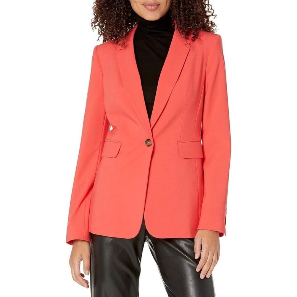 DKNY Womens Suits Jacket, Cayenne, 12